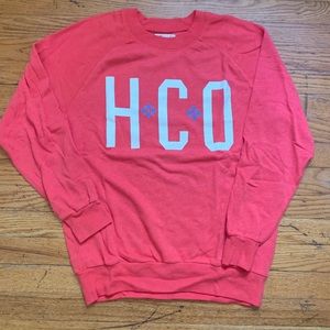 Red Hollister Crewneck
